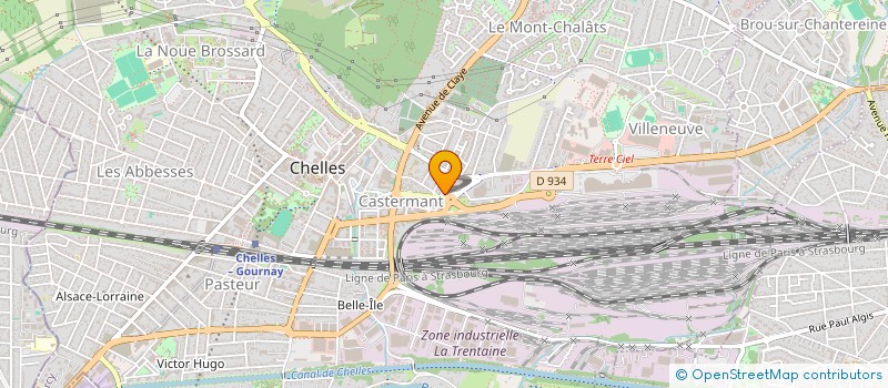 localisation de l'entreprise MONSIEUR KRZYSZTOF KESEK à CHELLES