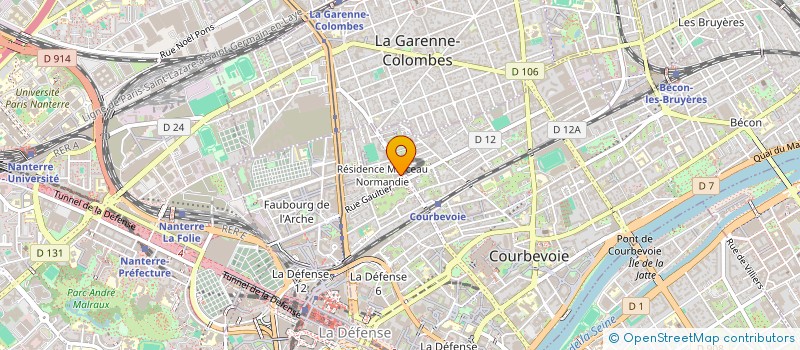 localisation de l'entreprise MONSIEUR KRZYSZTOF KOZA à COURBEVOIE
