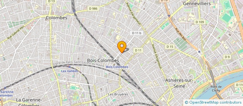 localisation de l'entreprise MONSIEUR KRZYSZTOF WITEK à BOIS-COLOMBES