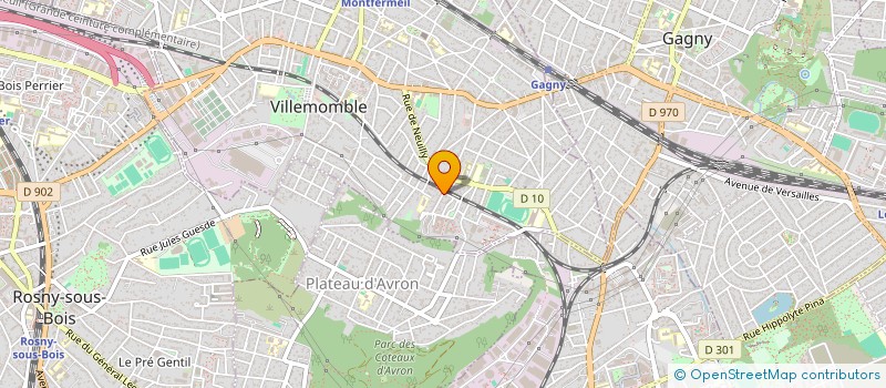 localisation de l'entreprise MONSIEUR KRZYSZTOF ZEBZDA  VILLEMOMBLE