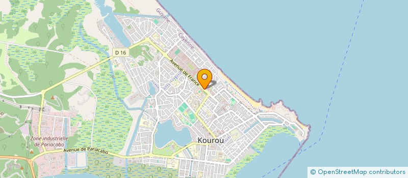 localisation de l'entreprise MONSIEUR KUA HAI JI  KOUROU