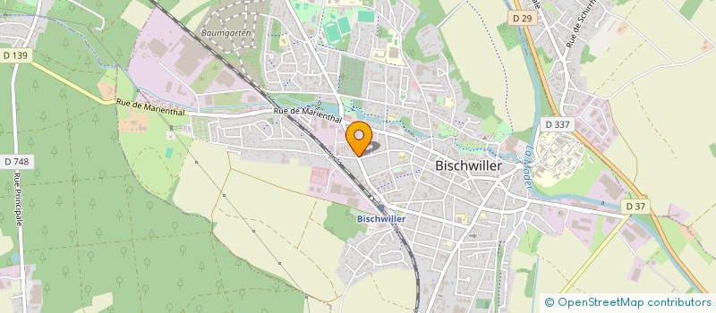 localisation de l'entreprise MONSIEUR KUBILAY AYDIN  BISCHWILLER