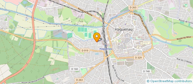 localisation de l'entreprise MONSIEUR KUBILAY CELEBI  HAGUENAU