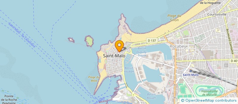 localisation de l'entreprise MONSIEUR KUBILAY KESER à SAINT-MALO