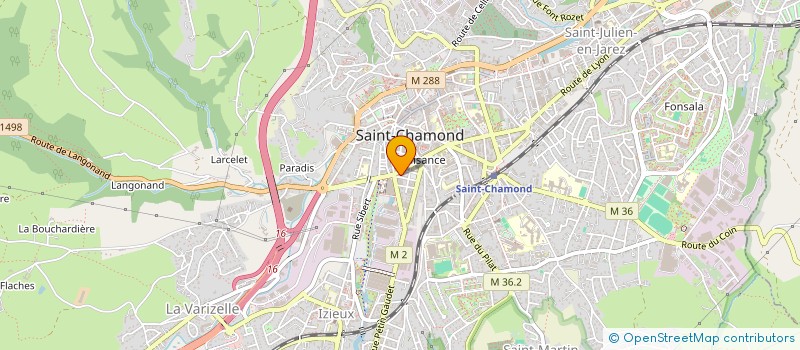 localisation de l'entreprise MONSIEUR KUBILAY KIRAN à SAINT-CHAMOND