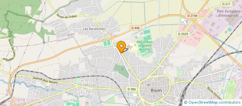 localisation de l'entreprise MONSIEUR KUDDUSI KAYNAK à RIOM