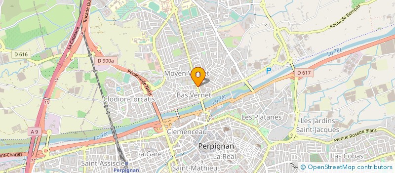 localisation de l'entreprise MONSIEUR KUDRET OZEN à PERPIGNAN