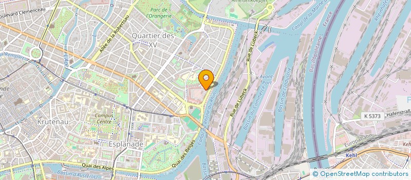 localisation de l'entreprise MONSIEUR KUDRET SUZER à STRASBOURG