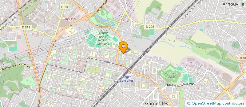 localisation de l'entreprise MONSIEUR KUGANITHAN POOPALAPILLAI  SARCELLES