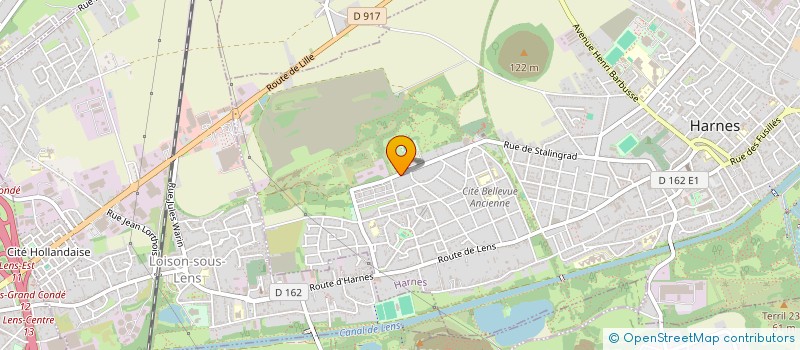 localisation de l'entreprise MONSIEUR KUIDER IBOUASMANE  HARNES