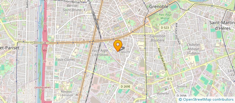 localisation de l'entreprise MONSIEUR KUJTIM DELIU à GRENOBLE
