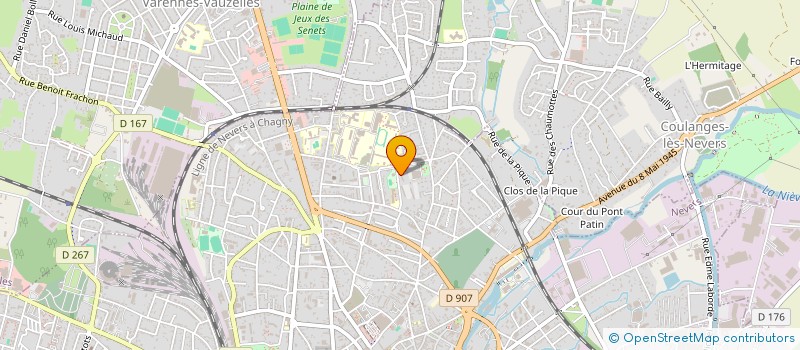 localisation de l'entreprise MONSIEUR KULENDRAKUMAR KUMARASAMY à NEVERS