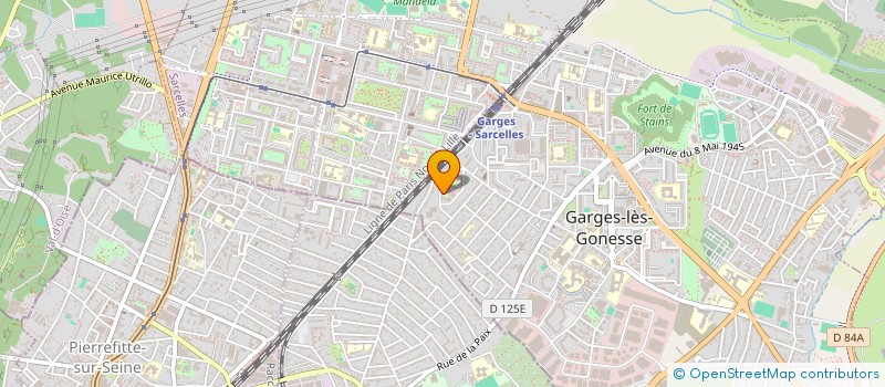 localisation de l'entreprise MONSIEUR KULWINDER SINGH  GARGES-LES-GONESSE