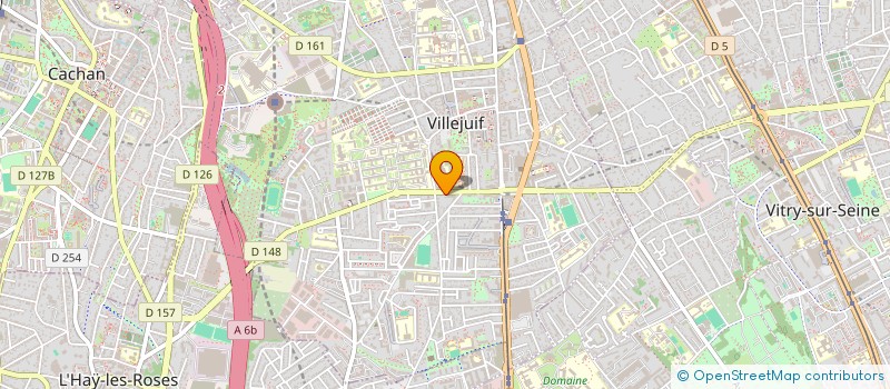 localisation de l'entreprise MONSIEUR KUMAGBEAMEDE KOUADJOSSE  VILLEJUIF