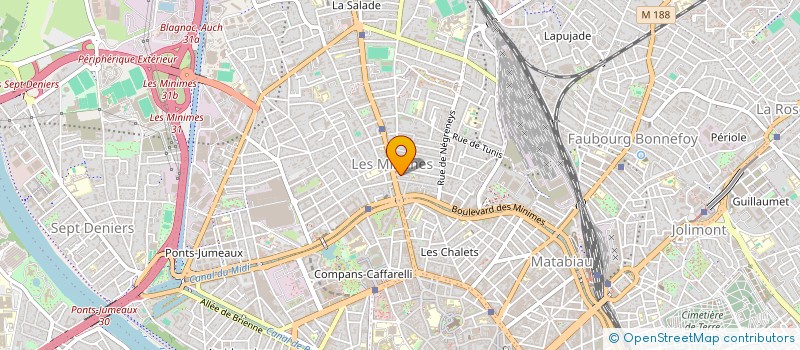 localisation de l'entreprise MONSIEUR KUMANNESH RAMASAMY  TOULOUSE