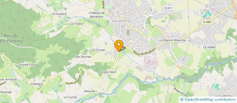 localisation de l'entreprise MONSIEUR KUMAR AJAY  VAUGNERAY