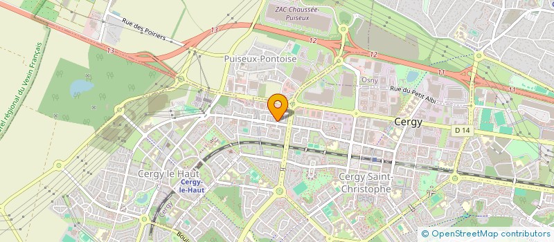 localisation de l'entreprise MONSIEUR KUMAR RAVINDER  CERGY