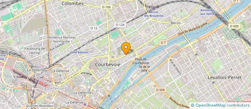localisation de l'entreprise MONSIEUR KUMBY ALAPINI à COURBEVOIE
