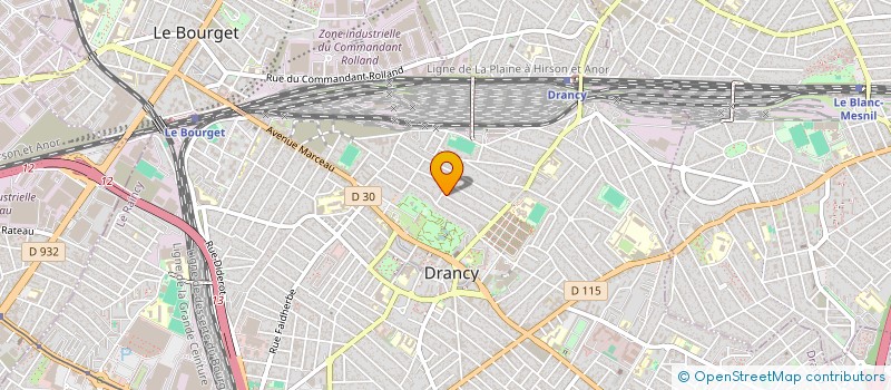 localisation de l'entreprise MONSIEUR KUNABALASINGAM PRADEEBAN  DRANCY