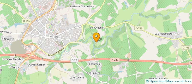 localisation de l'entreprise MONSIEUR KUNG PHOU à VALLET