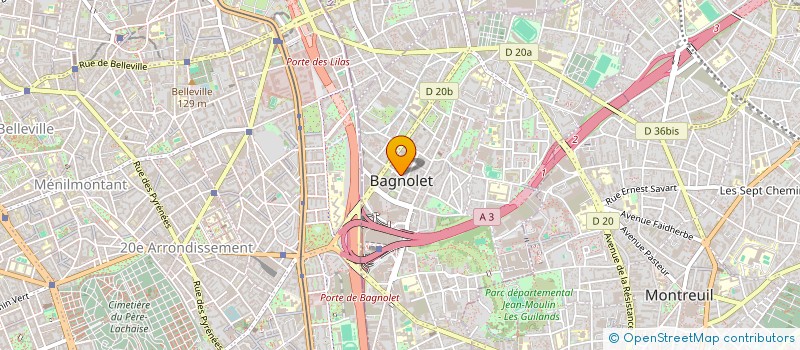 localisation de l'entreprise MONSIEUR KUPPAM VENKATESAN HARIKRISHNAN à BAGNOLET