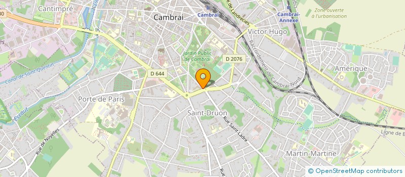 localisation de l'entreprise MONSIEUR KURD DEVOLDERE à CAMBRAI