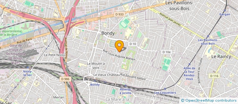 localisation de l'entreprise MONSIEUR KURRT PAUUL  BONDY