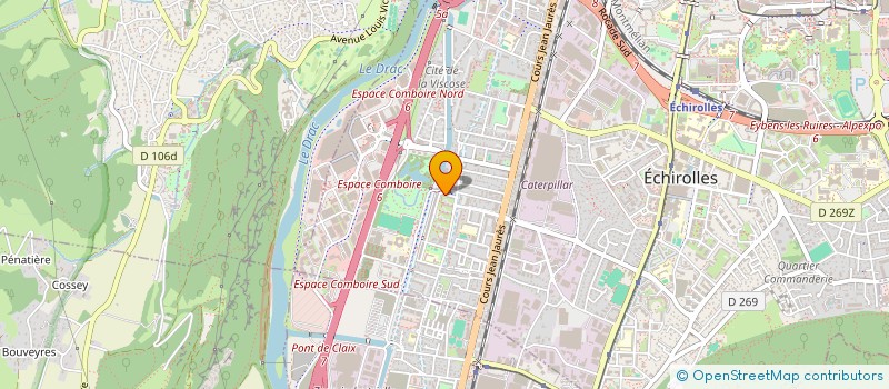 localisation de l'entreprise MONSIEUR KURSAT ERCIYAS à ECHIROLLES