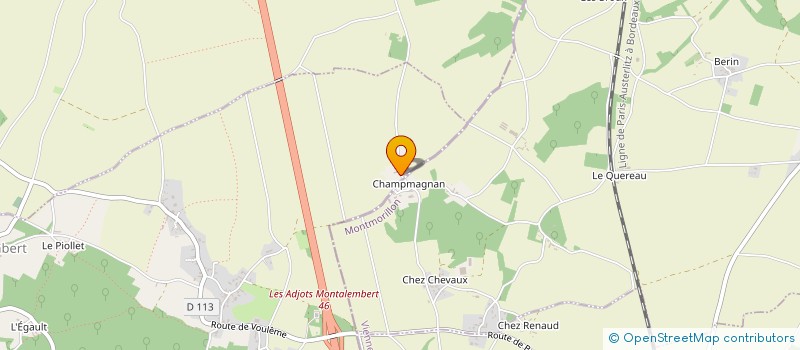 localisation de l'entreprise MONSIEUR KURT DE PAU  MONTALEMBERT