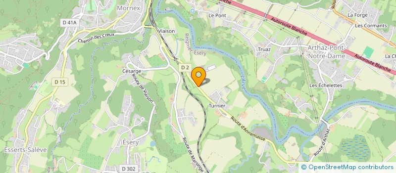 localisation de l'entreprise MONSIEUR KURT GILBERT  REIGNIER-ESERY