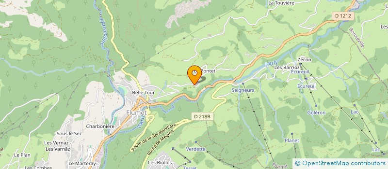 localisation de l'entreprise MONSIEUR KURT JUNGBLUTH  MEGEVE