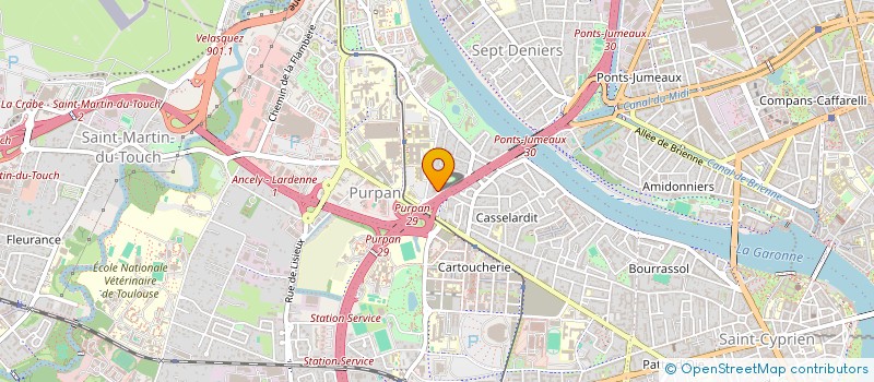 localisation de l'entreprise MONSIEUR KURT TCHIAPI  TOULOUSE