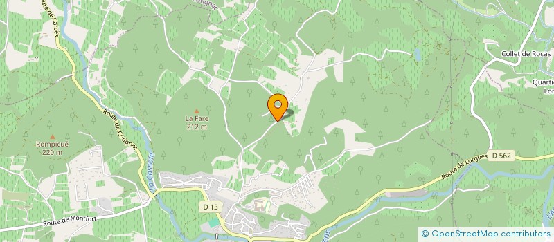 localisation de l'entreprise MONSIEUR KURT VANDERSPINNEN  CARCES