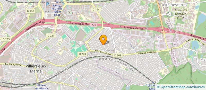 localisation de l'entreprise MONSIEUR KURTIS SUKA à NOISY-LE-GRAND