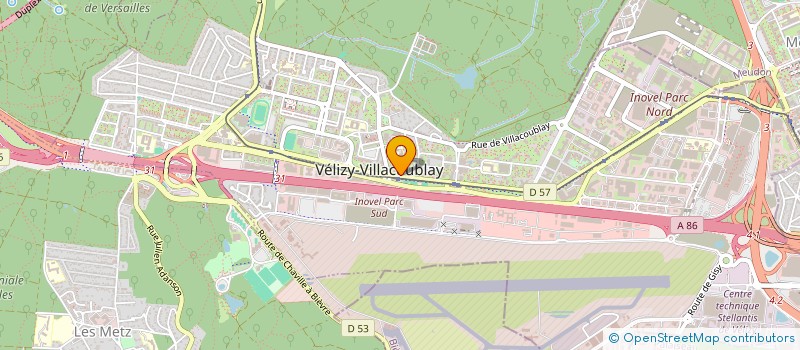 localisation de l'entreprise MONSIEUR KURTIS THEOPHILE  VELIZY-VILLACOUBLAY