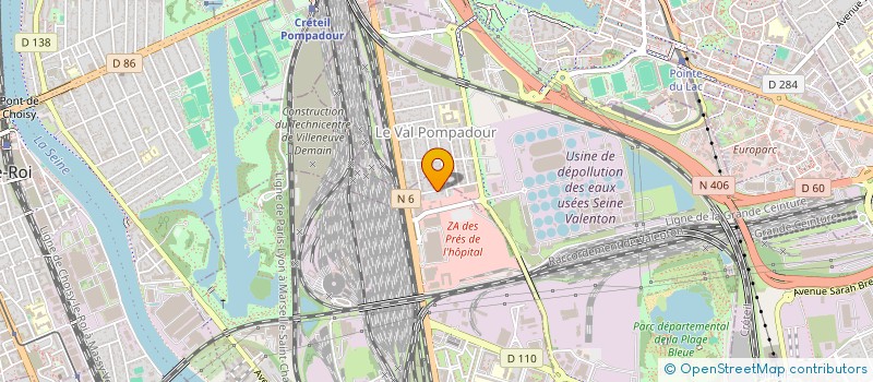 localisation de l'entreprise MONSIEUR KURTIS VAN DEN BROCKE  VILLENEUVE-SAINT-GEORGES