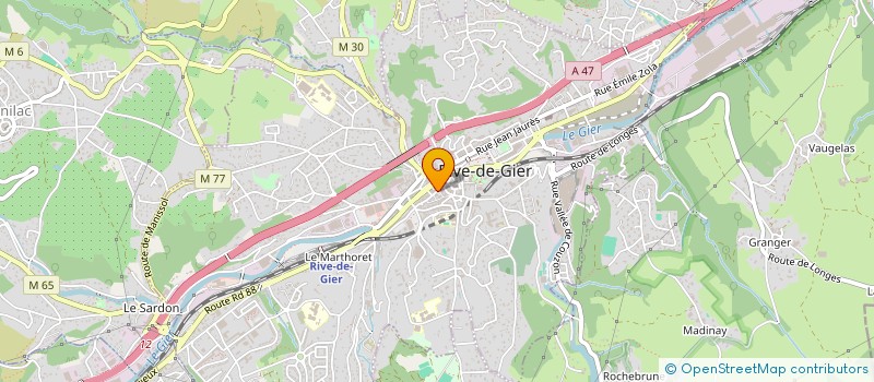 localisation de l'entreprise MONSIEUR KURTULUS KISAKAYA  RIVE-DE-GIER