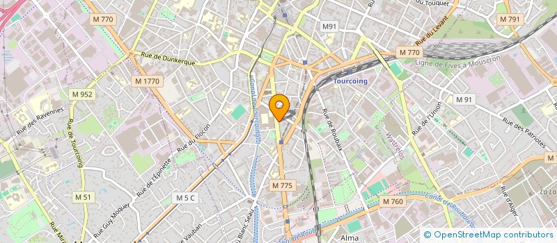 localisation de l'entreprise MONSIEUR KURTYS LAMBERT  TOURCOING