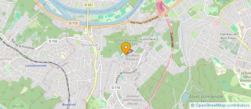 localisation de l'entreprise MONSIEUR KUSHATH NANDURI  LA CELLE-SAINT-CLOUD