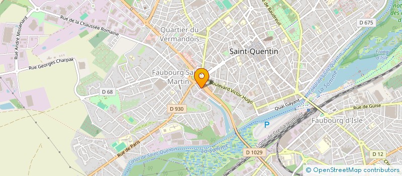 localisation de l'entreprise MONSIEUR KUSHTRIM CURAJ  SAINT-QUENTIN