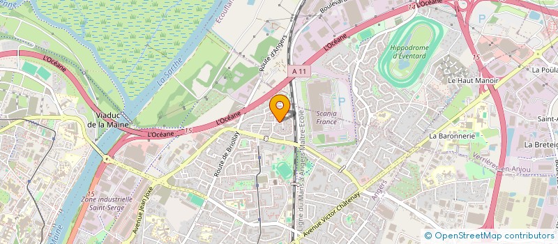 localisation de l'entreprise MONSIEUR KUSHTRIM MEMETI  SAINT-GEORGES-SUR-LOIRE