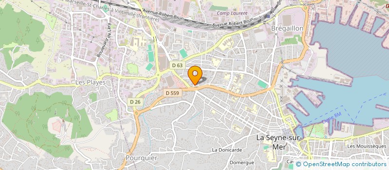 localisation de l'entreprise MONSIEUR KUTAIBA CHAHOUD  LA SEYNE-SUR-MER