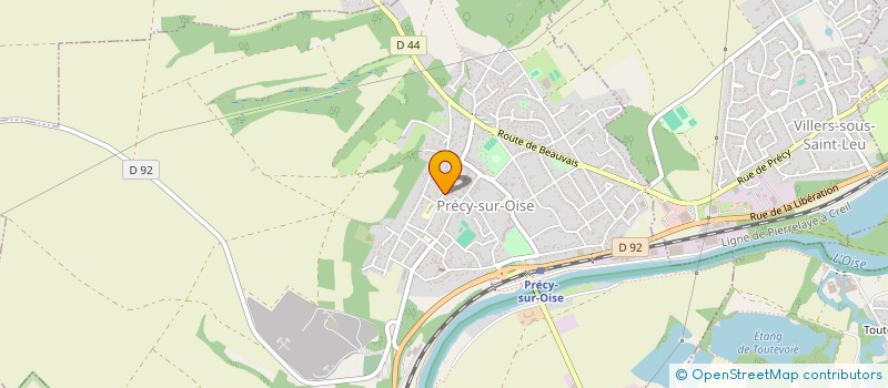 localisation de l'entreprise MONSIEUR KVIN SERRA  PRECY-SUR-OISE