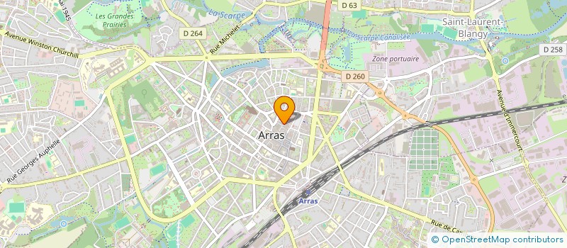 localisation de l'entreprise MONSIEUR KWAME ALBERT ADU à ARRAS