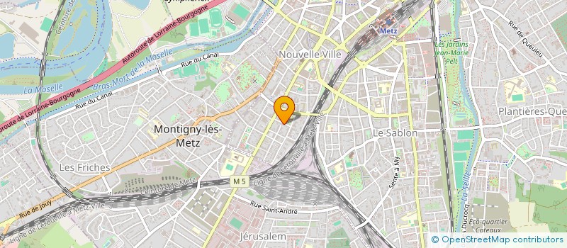 localisation de l'entreprise MONSIEUR KWAMI AMUZU  METZ