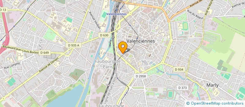 localisation de l'entreprise MONSIEUR KWAMIVI MANASSE  VALENCIENNES