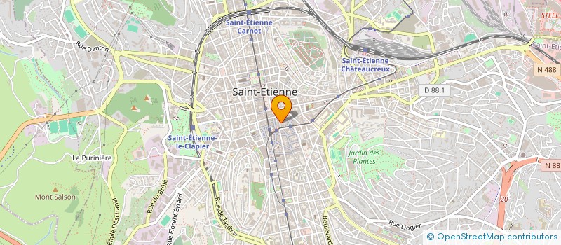 localisation de l'entreprise MONSIEUR KWANG SHIM à SAINT-ETIENNE