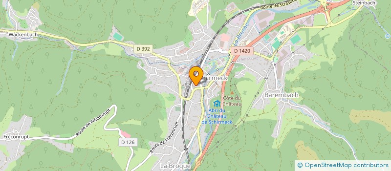 localisation de l'entreprise MONSIEUR KWASI ALOKPA  LA BROQUE