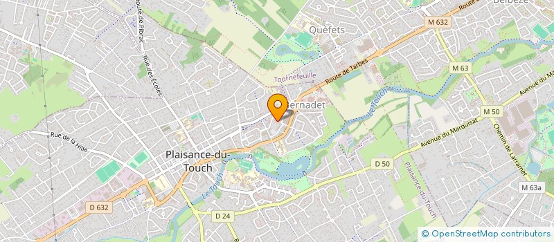 localisation de l'entreprise MONSIEUR KY SONG  PLAISANCE-DU-TOUCH