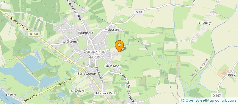 localisation de l'entreprise MONSIEUR KY XIONG  OUROUX-SUR-SAONE